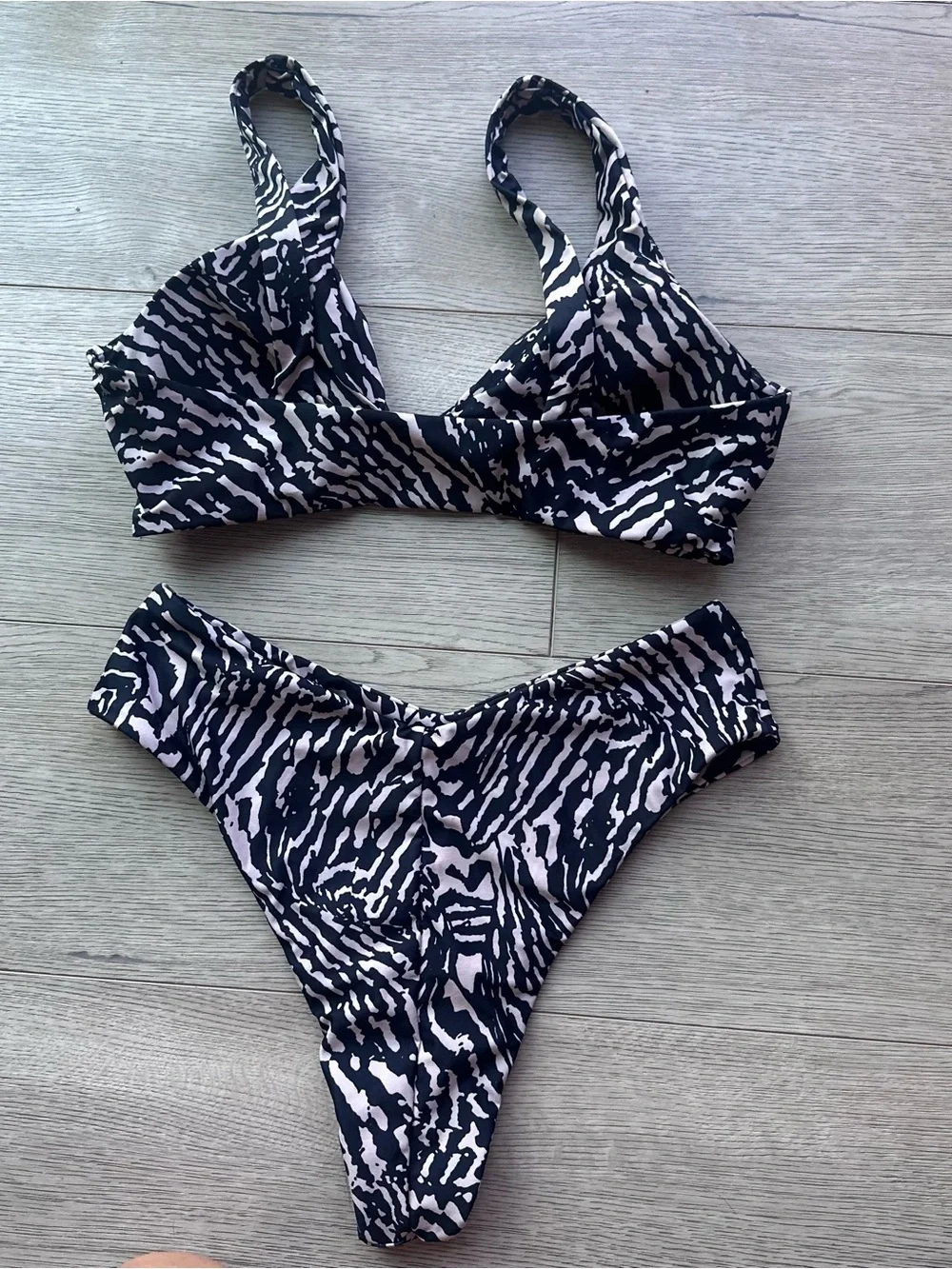 Animal Print Large Bikini cheeky bottom